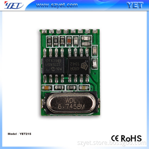 433Mhz RF Wireless Transmitter+Receiver Link Kit Module for Arduinos compatible YET215